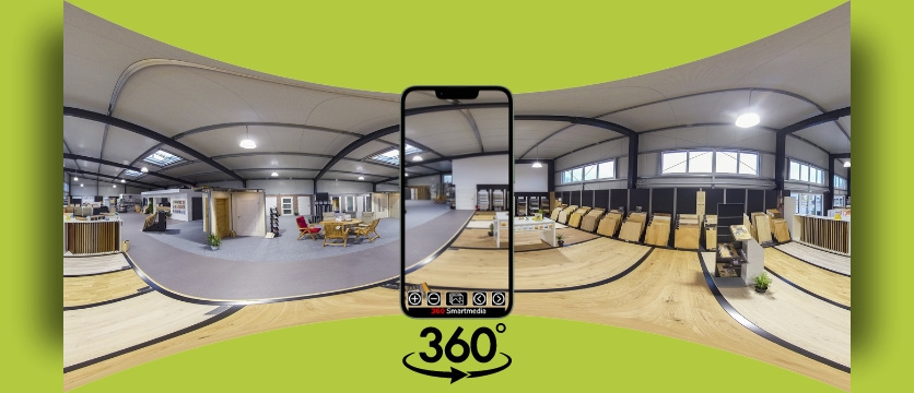 360° Rundgang der Ausstellung für Bodenbeläge in Nienburg