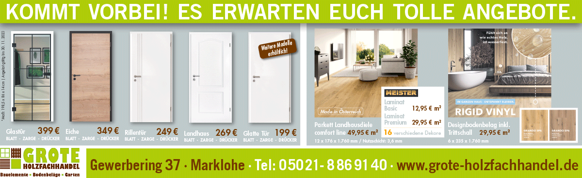 Annonce exklusive Neueröffnungsangebote 