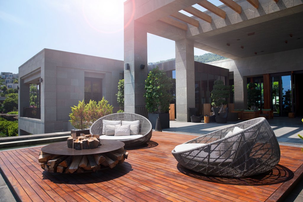Terrassendielen von Grote Holzfachhandel in Nienburg modernes Terrassendeck