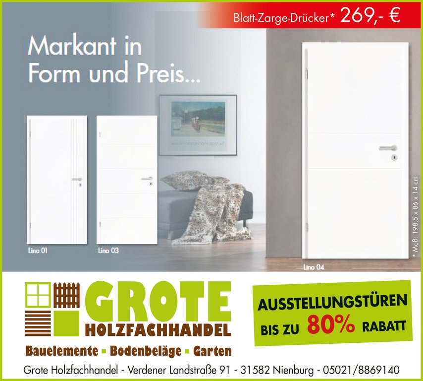 Türenangebote bei Grote ab September 2023