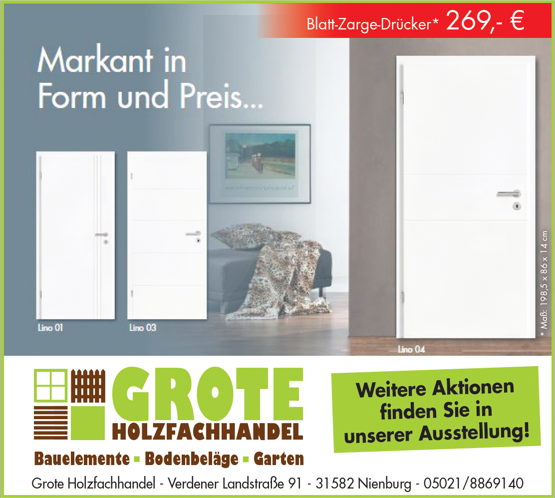 Angebote von Grote Holzfachhandel